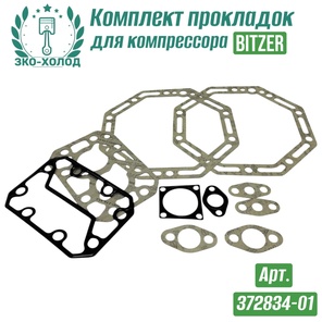 Комплект прокладок 372834-01 к холодильному компрессору BITZER